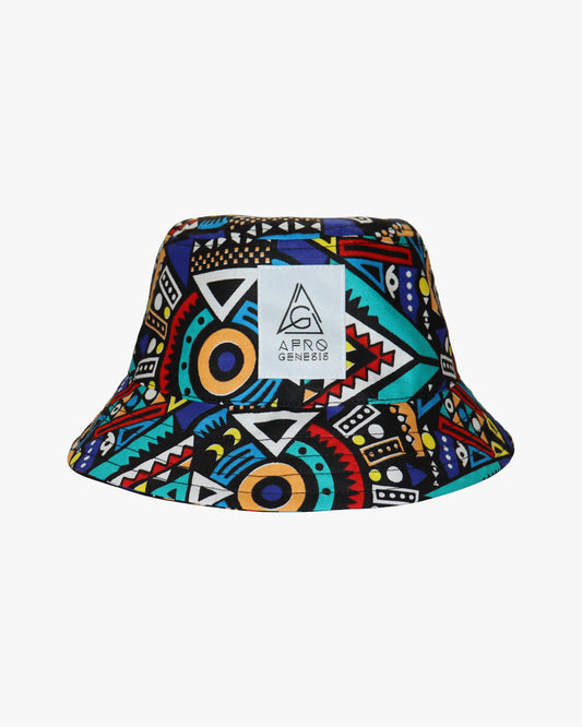 Chapéu em padrão africano