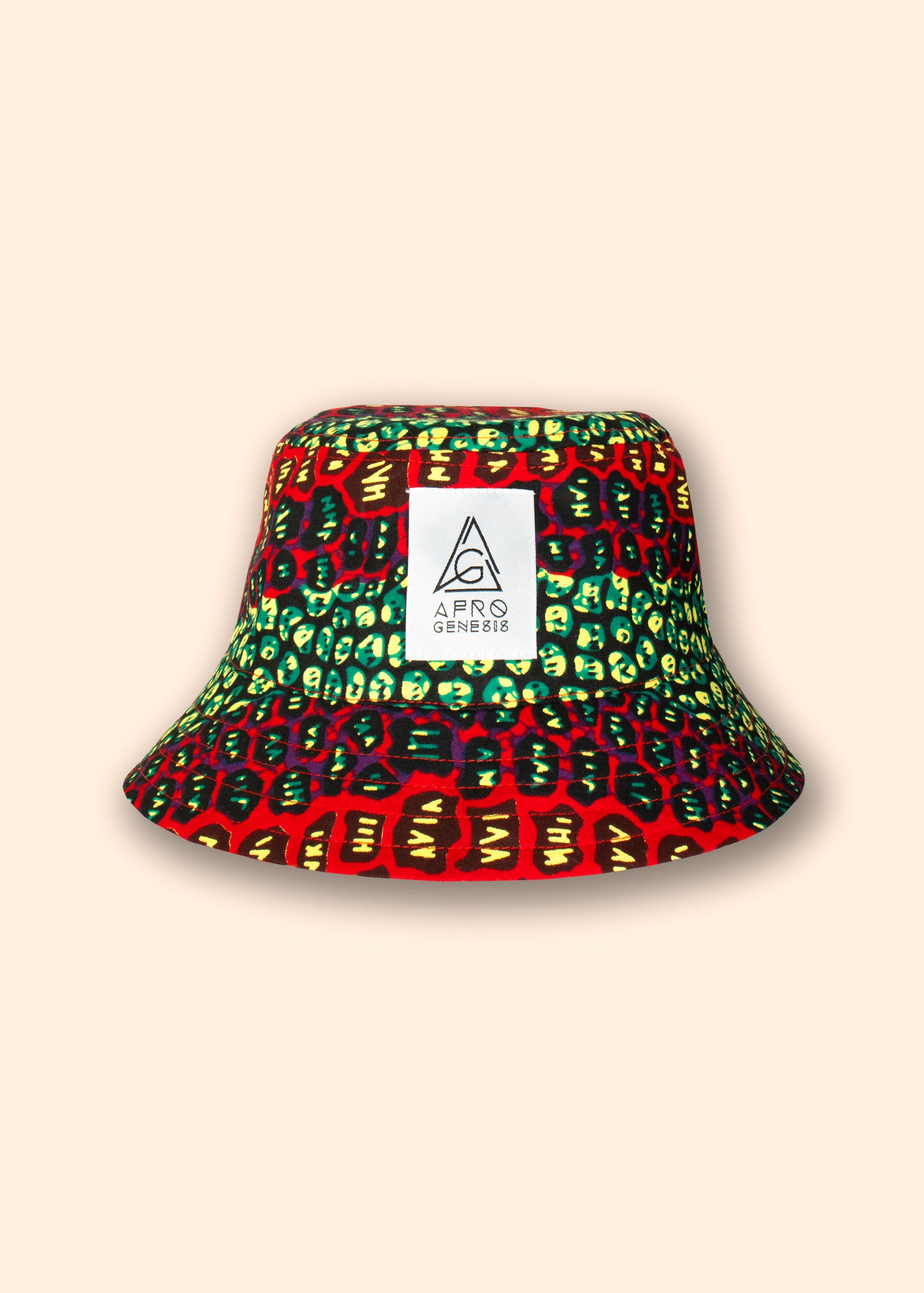 Chapéu bucket em capulana