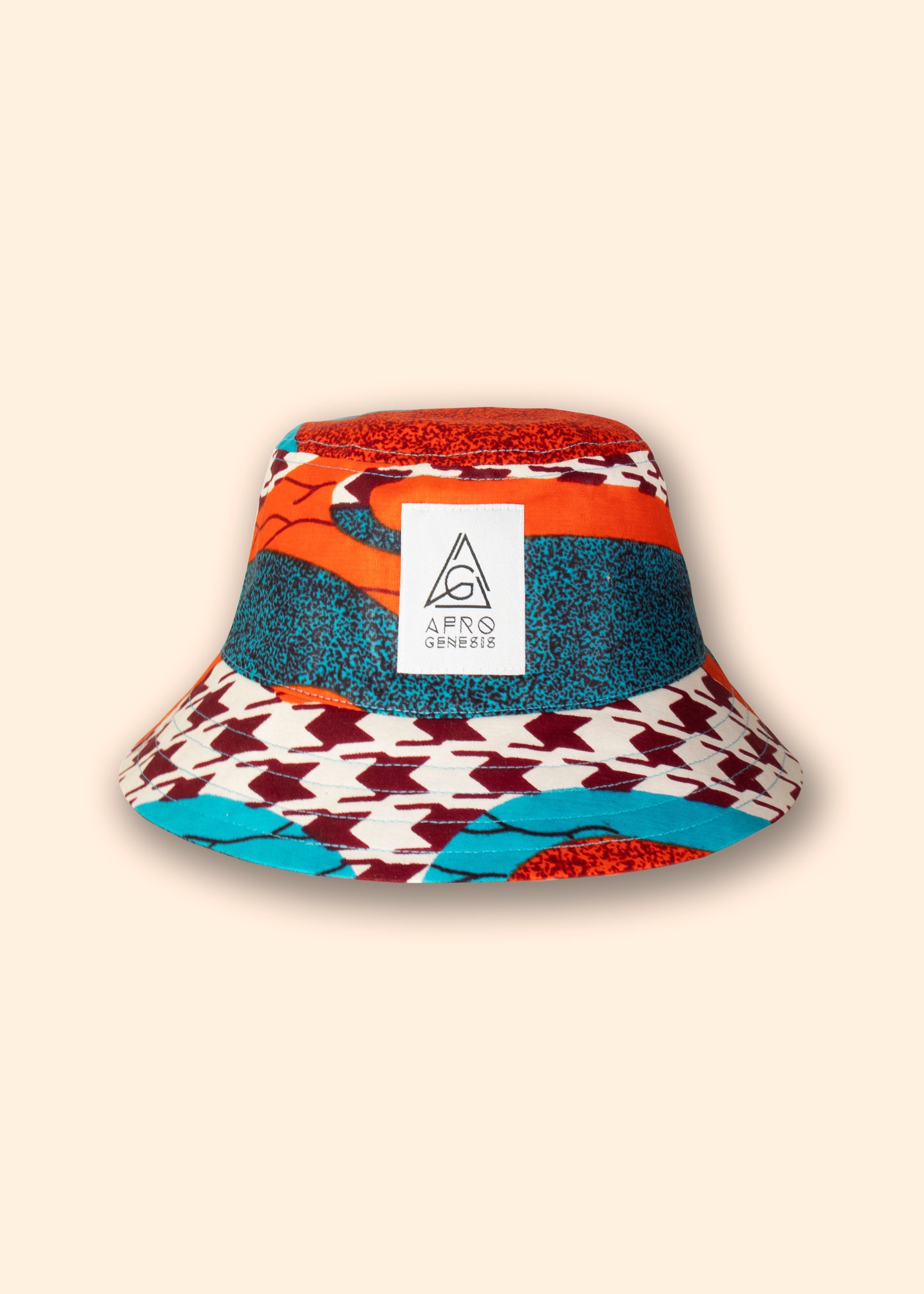 Chapéu bucket em capulana