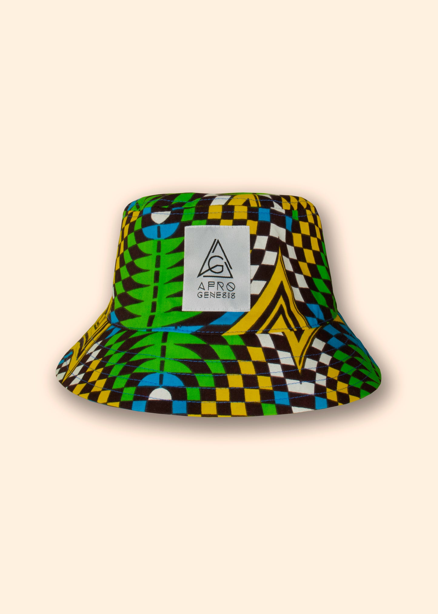 Chapéu bucket em capulana