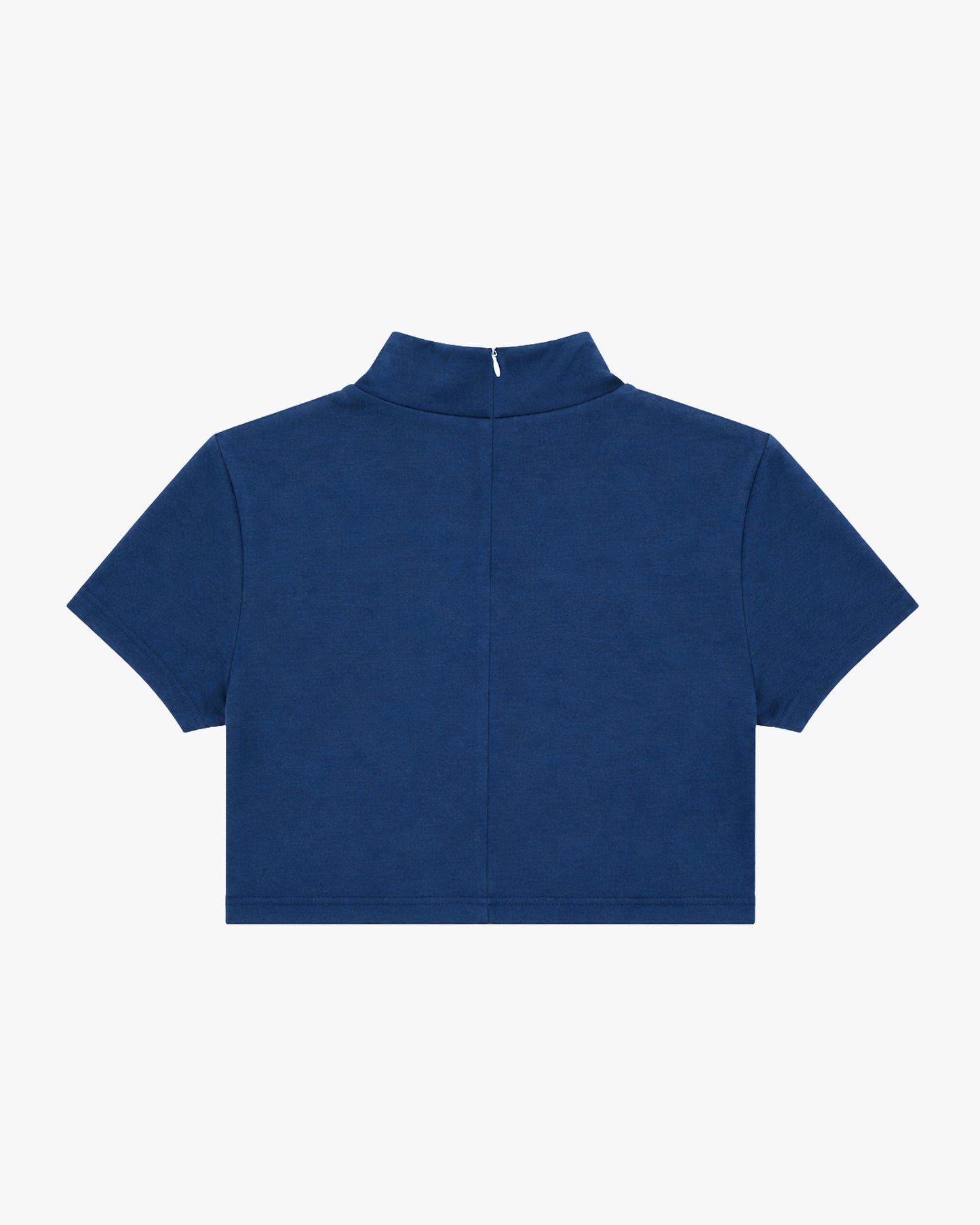 Crop top gola alta