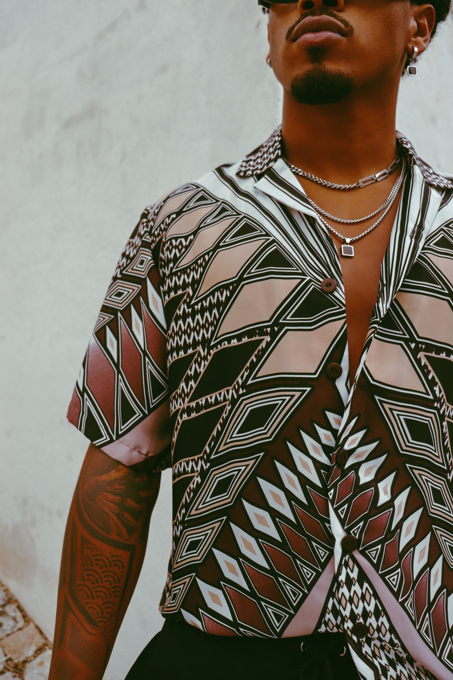Camisa de manga curta