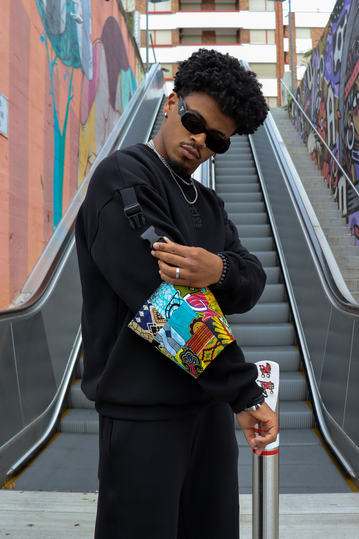 Sweatshirt com encaixe nas mangas