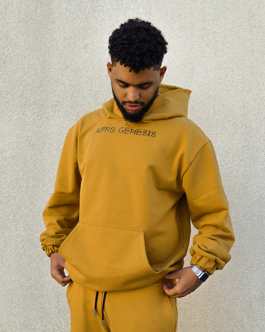 Hoodie com gola quadrada