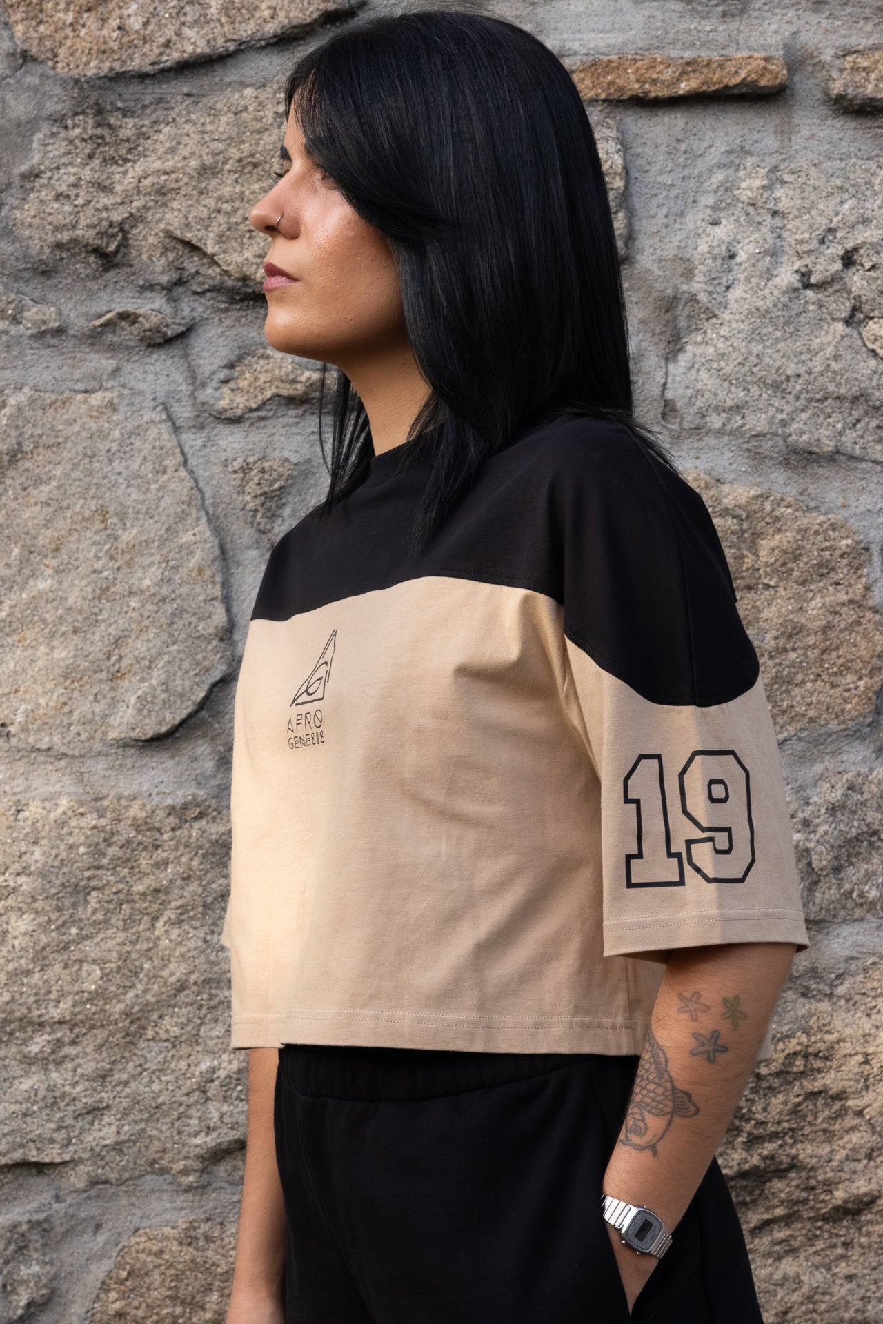T-shirt cropped AG