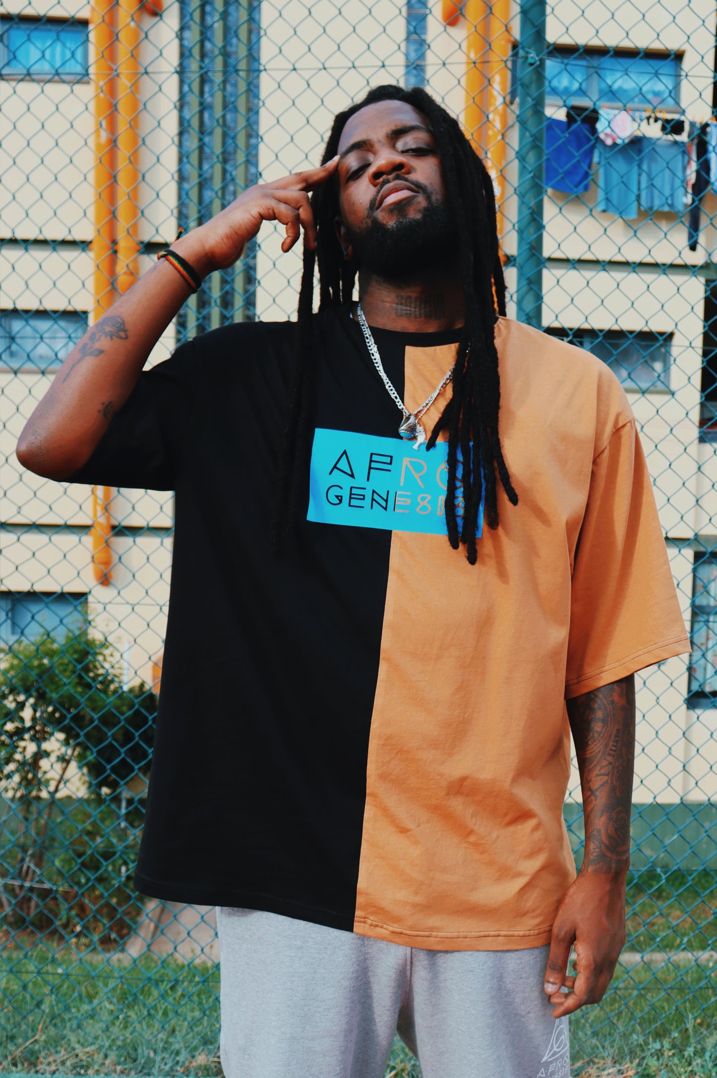 T-shirt duas cores