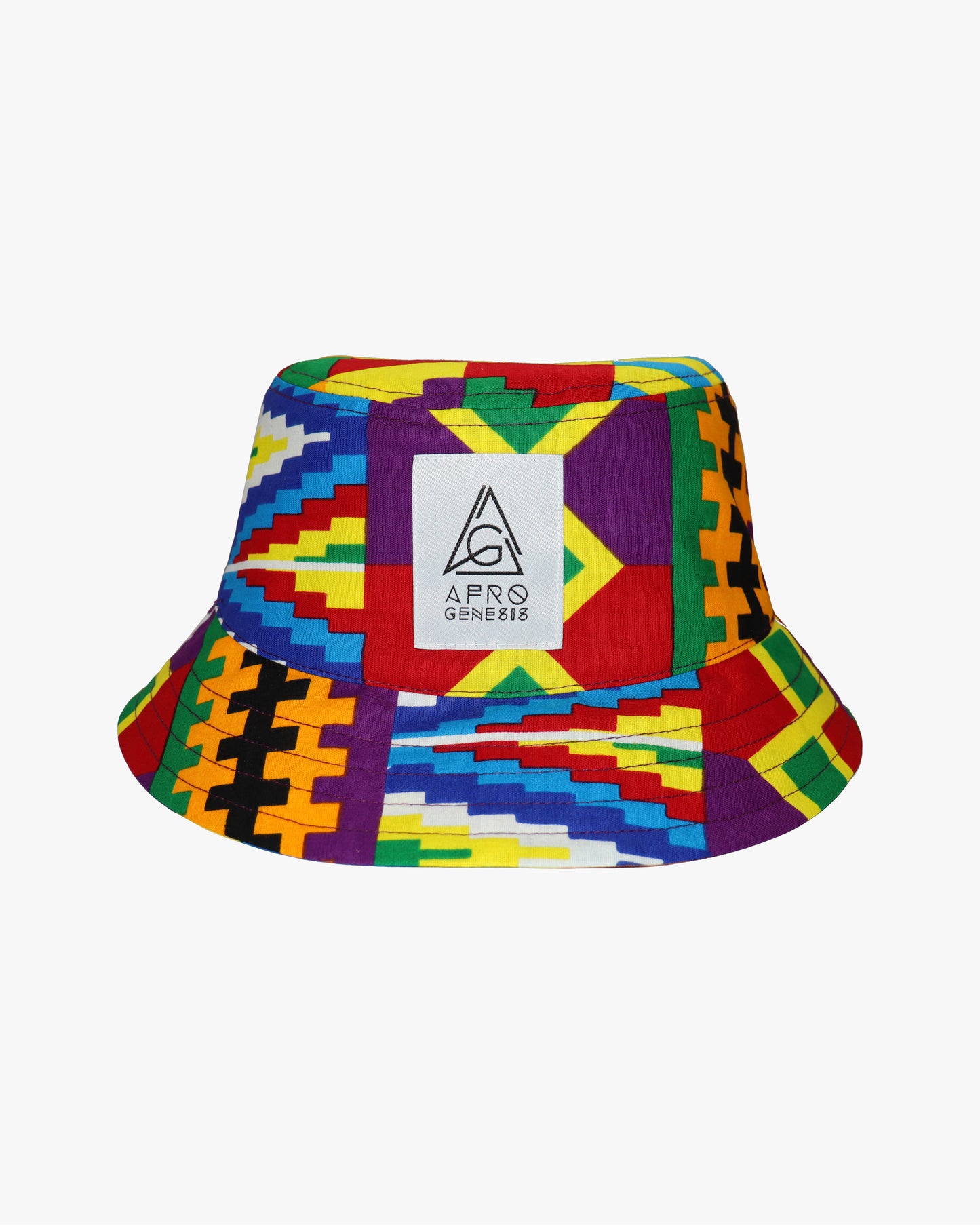 Chapéu em padrão africano