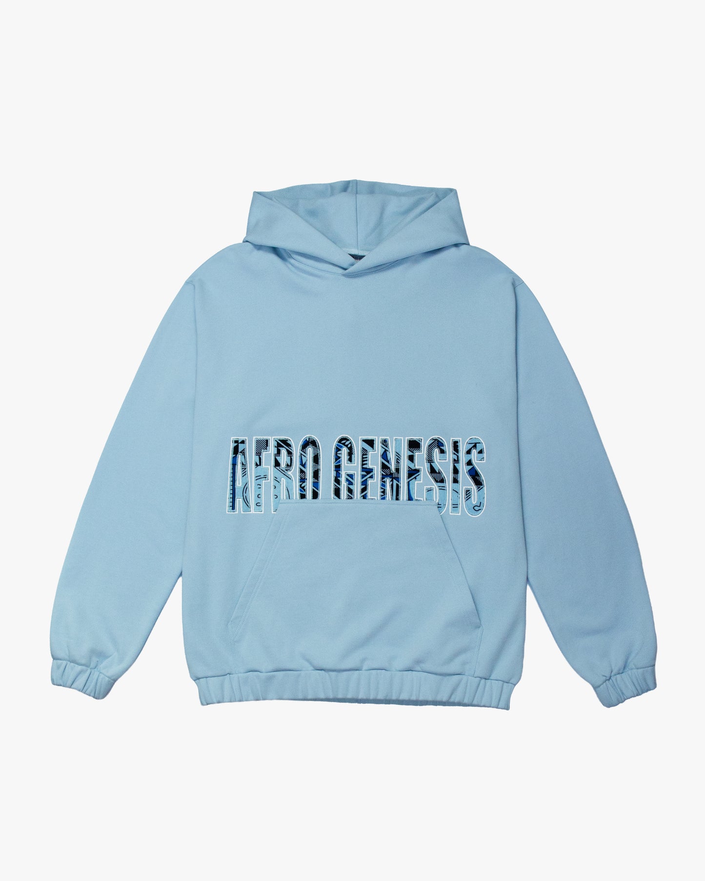 Hoodie com bordado em capulana