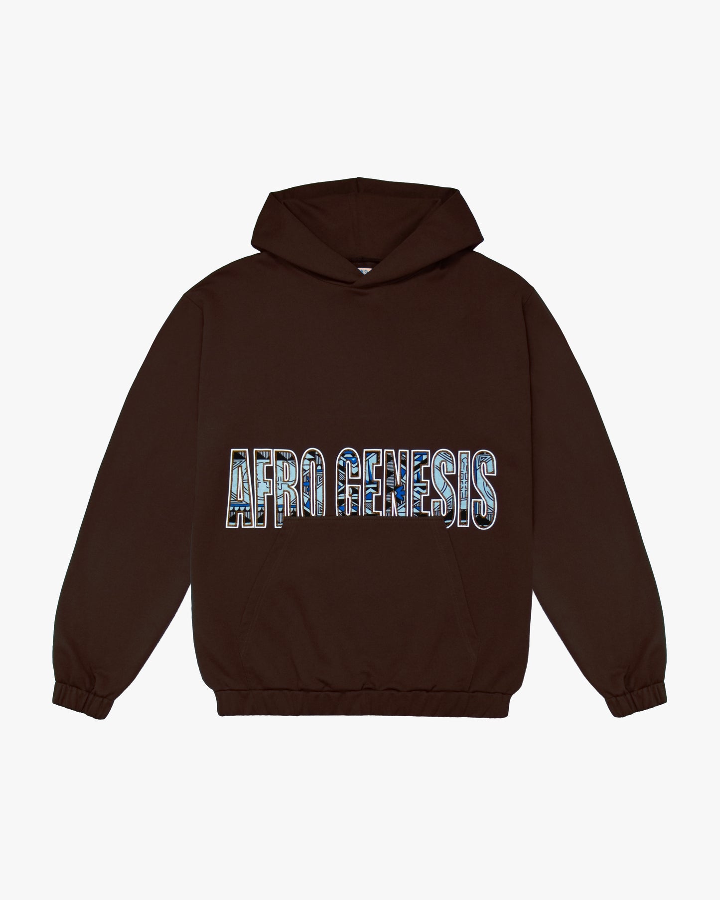 Hoodie com bordado em capulana