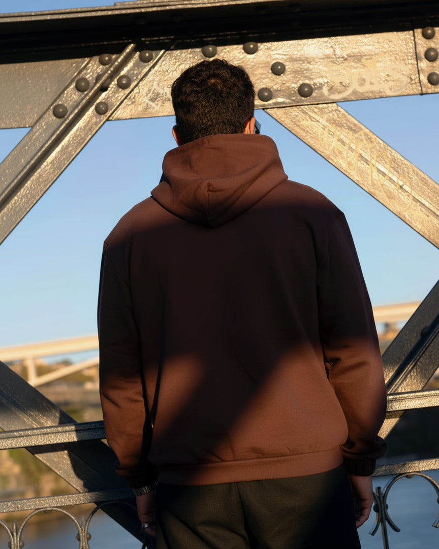 Hoodie com bordado em capulana