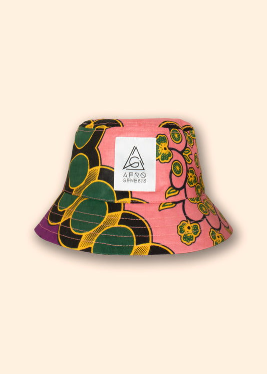 Chapéu bucket em capulana