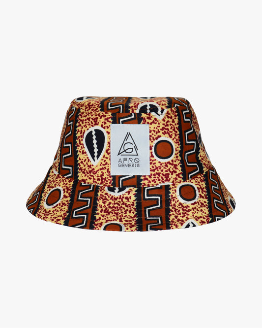 Chapéu em padrão africano