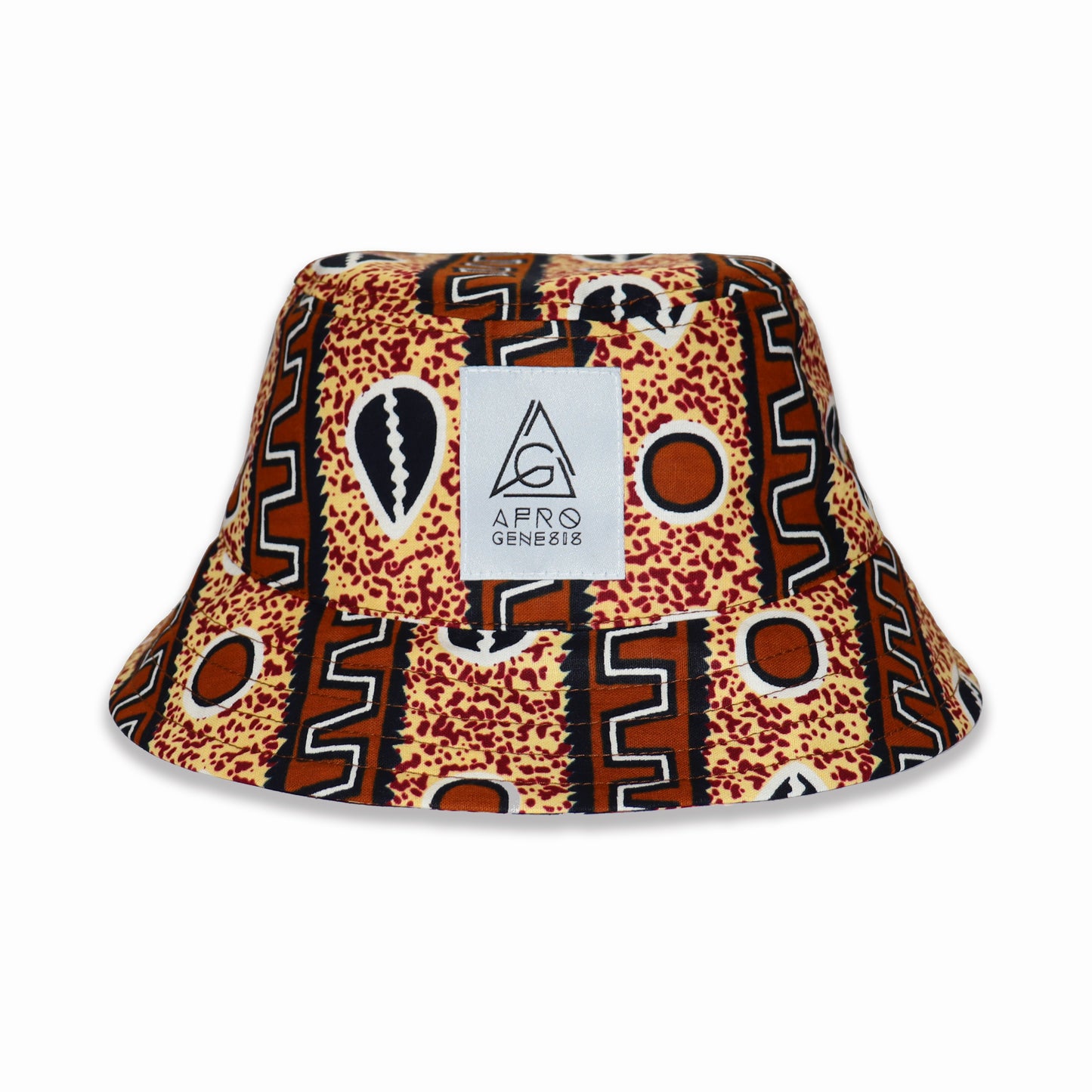 Chapéu em padrão africano