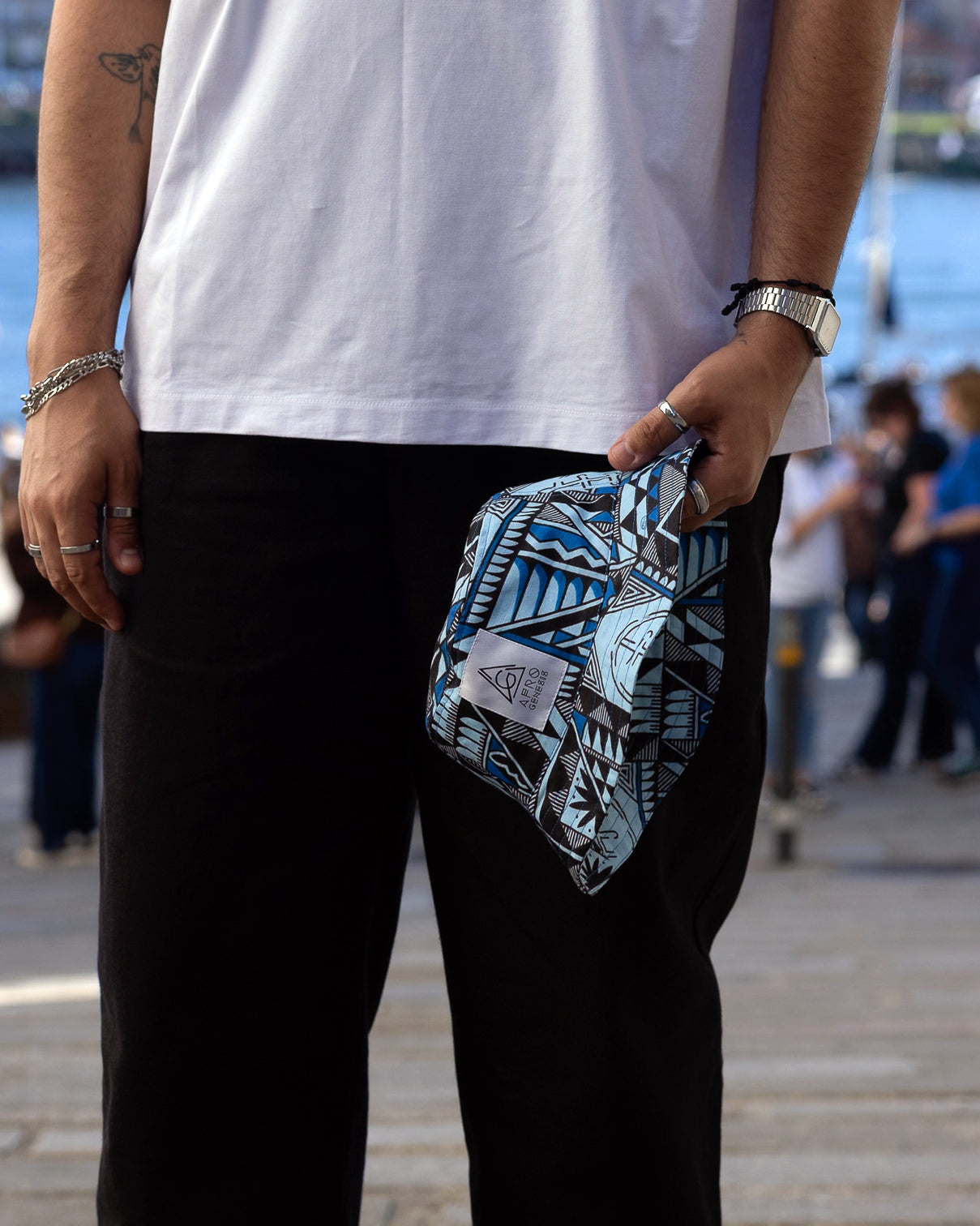 Chapéu bucket em capulana