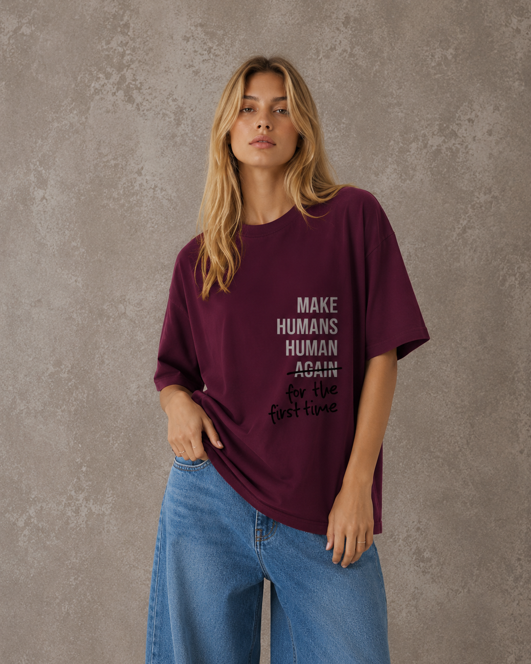 T-shirt MAKE HUMANS HUMAN