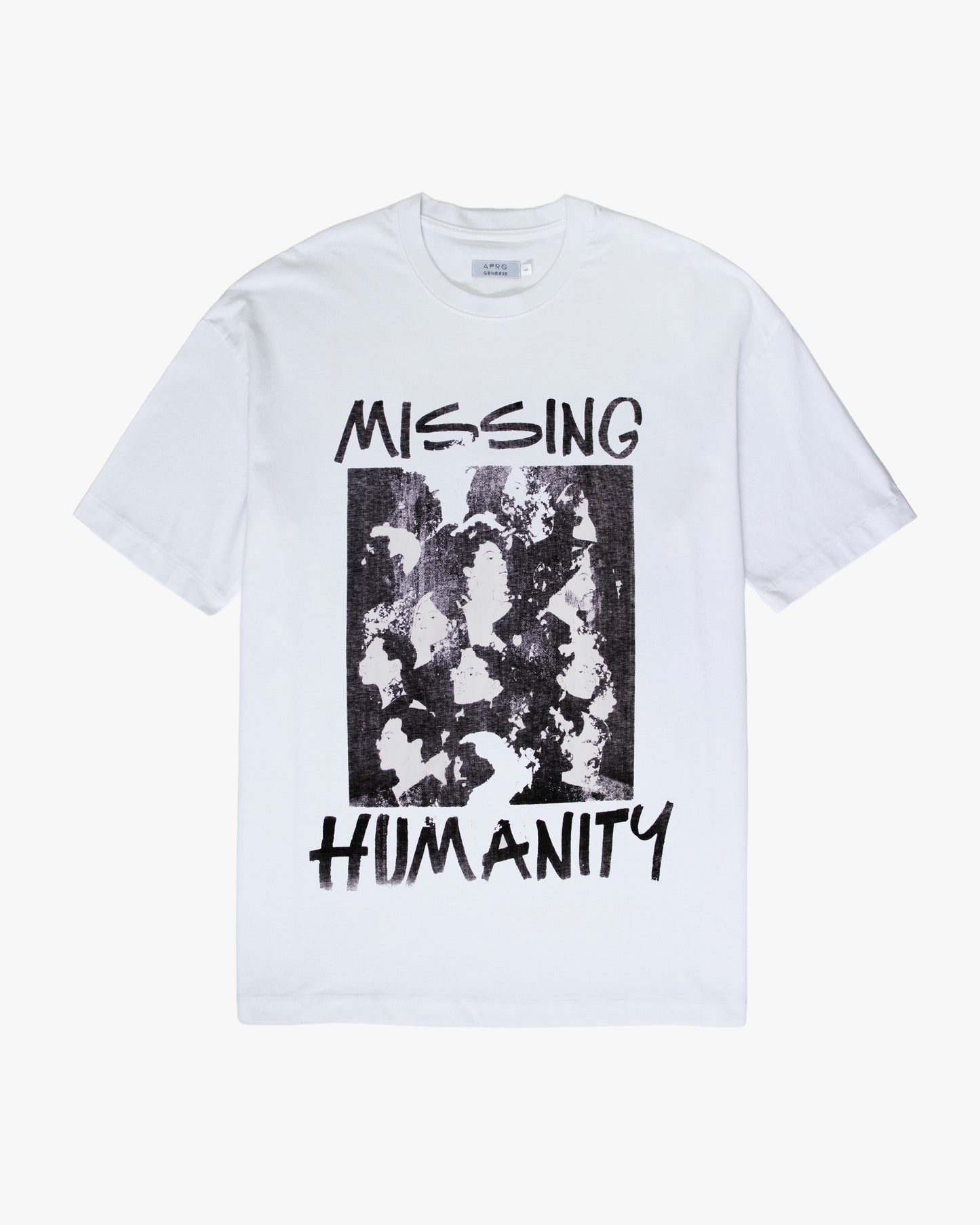 T-shirt MISSING HUMANITY - AFRO GENESIS X MAIS OU MENOS ASSIM