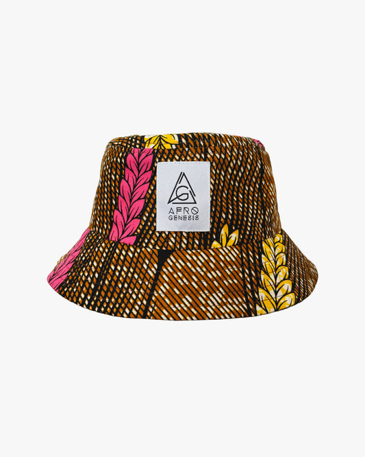 Chapéu bucket em capulana
