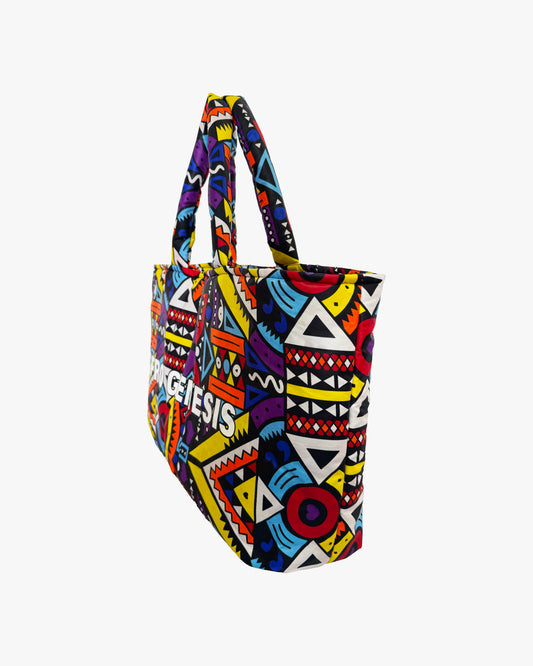 Mala em padrão africano