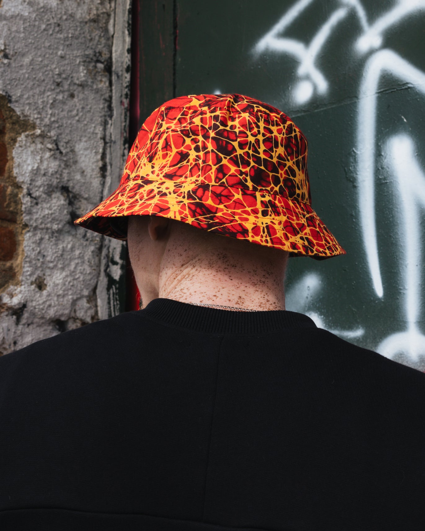 Chapéu em padrão africano