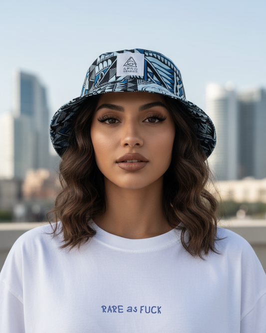 Chapéu bucket em capulana