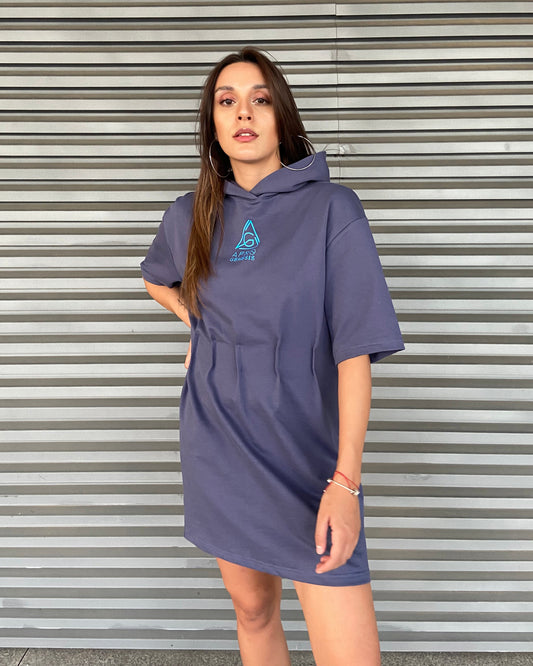 Vestido T-shirt com Capuz