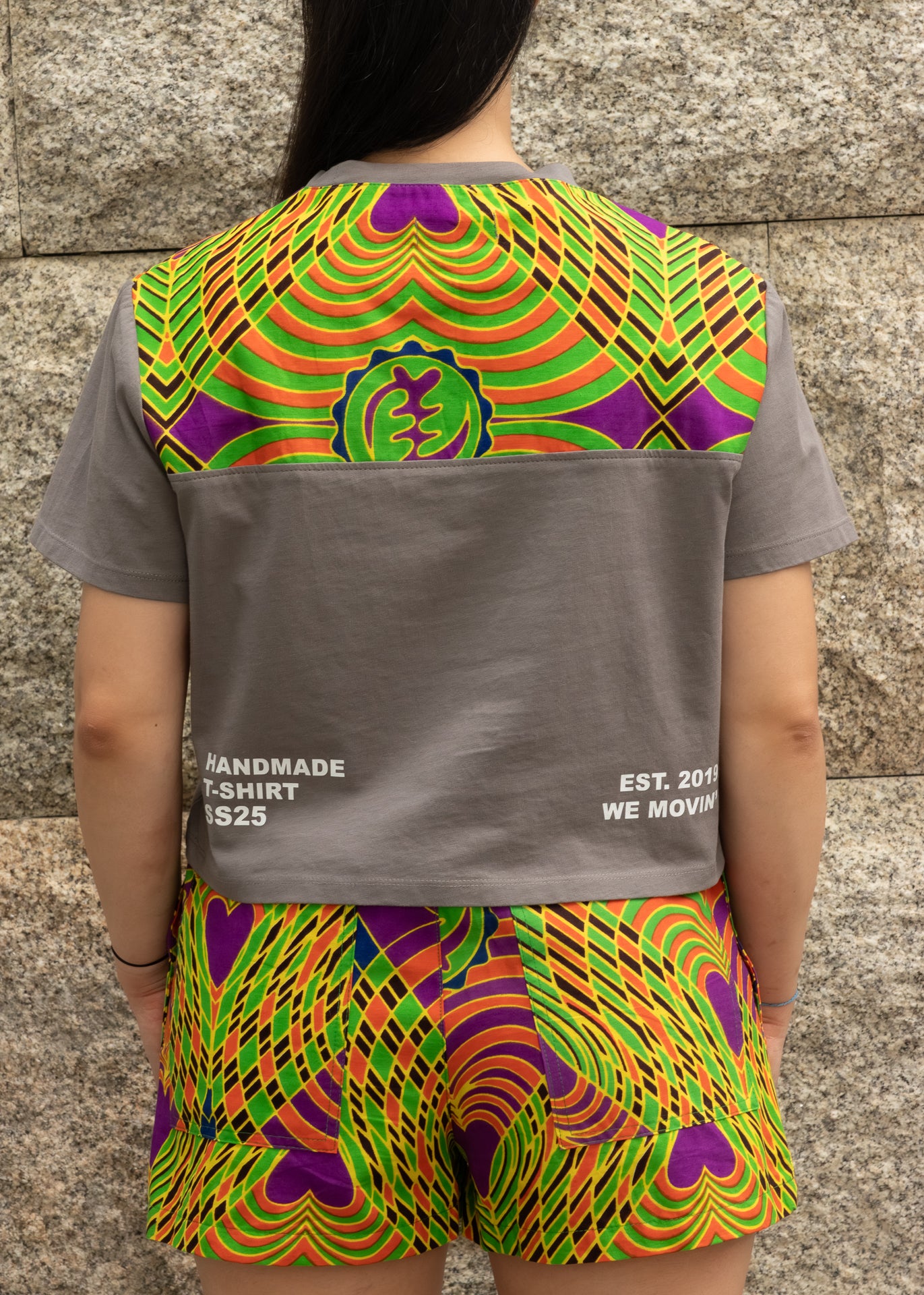 T-shirt cropped oversize