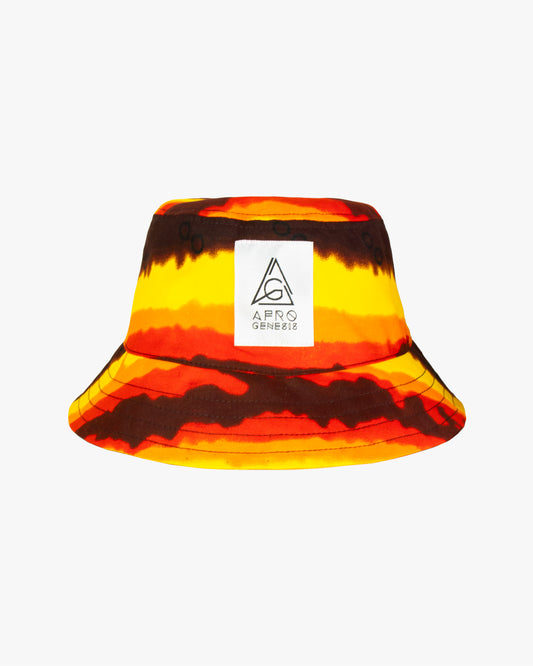 Chapéu bucket em capulana