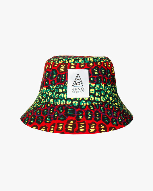 Chapéu bucket em capulana