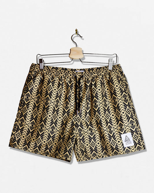 Calções de banho em padrão AG