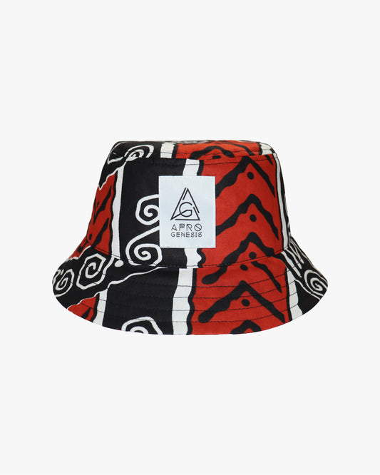 Chapéu em padrão africano